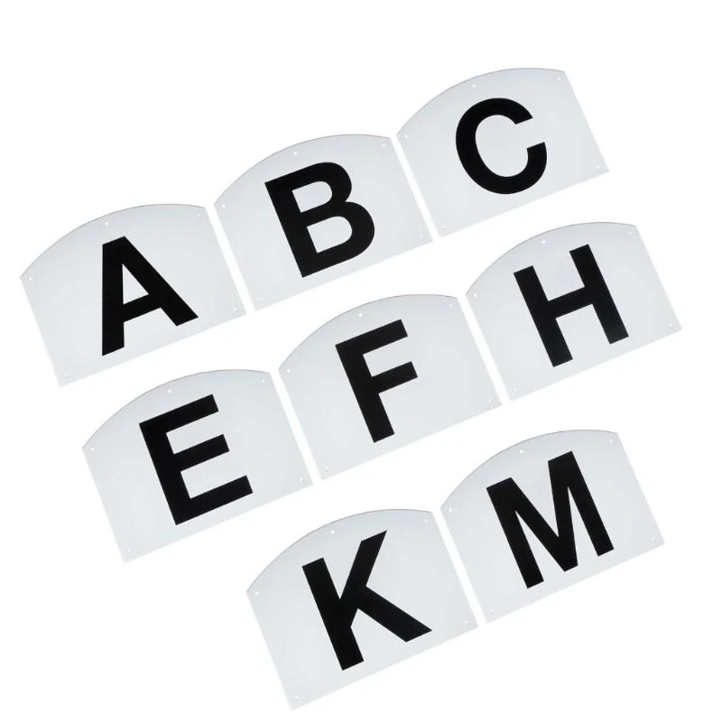 خطابات ترويض الجدار الجدار علامات الساحات التدريبية البلاستيكية لعلامات الحدث والرياضيين الفروسية علامات رسائل كبيرة