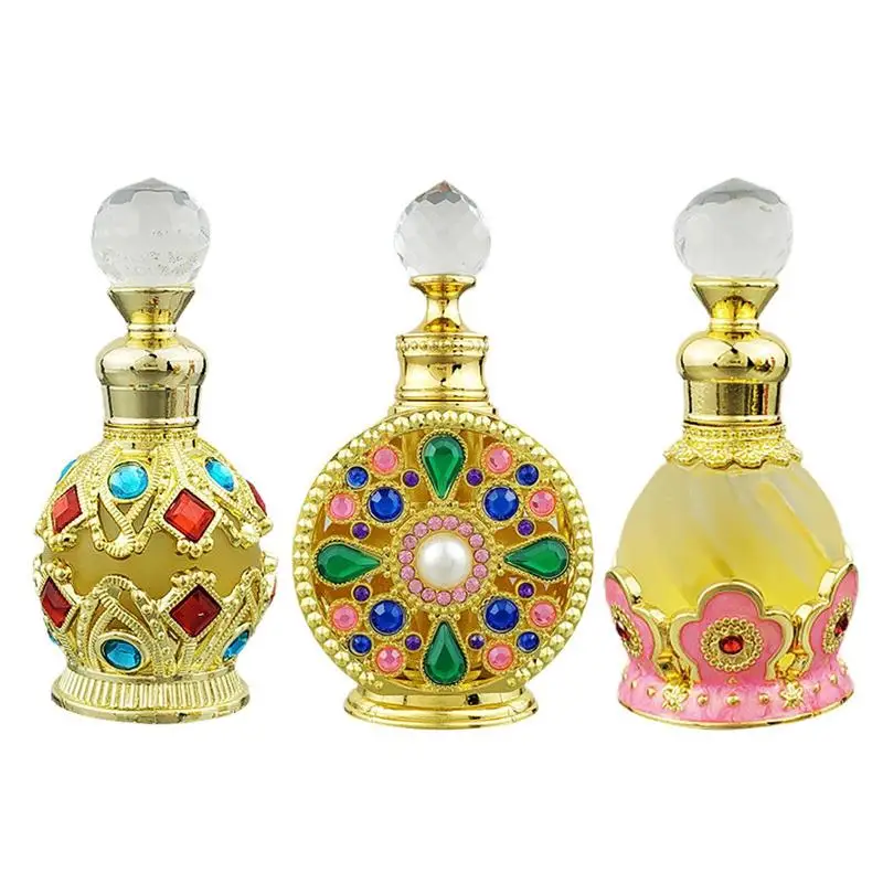 Perfume árabe de alta calidad de 15ml, aceite de Perfume concentrado Retro, Perfume romántico de lujo de larga duración para citas, Parfum para hombres y mujeres