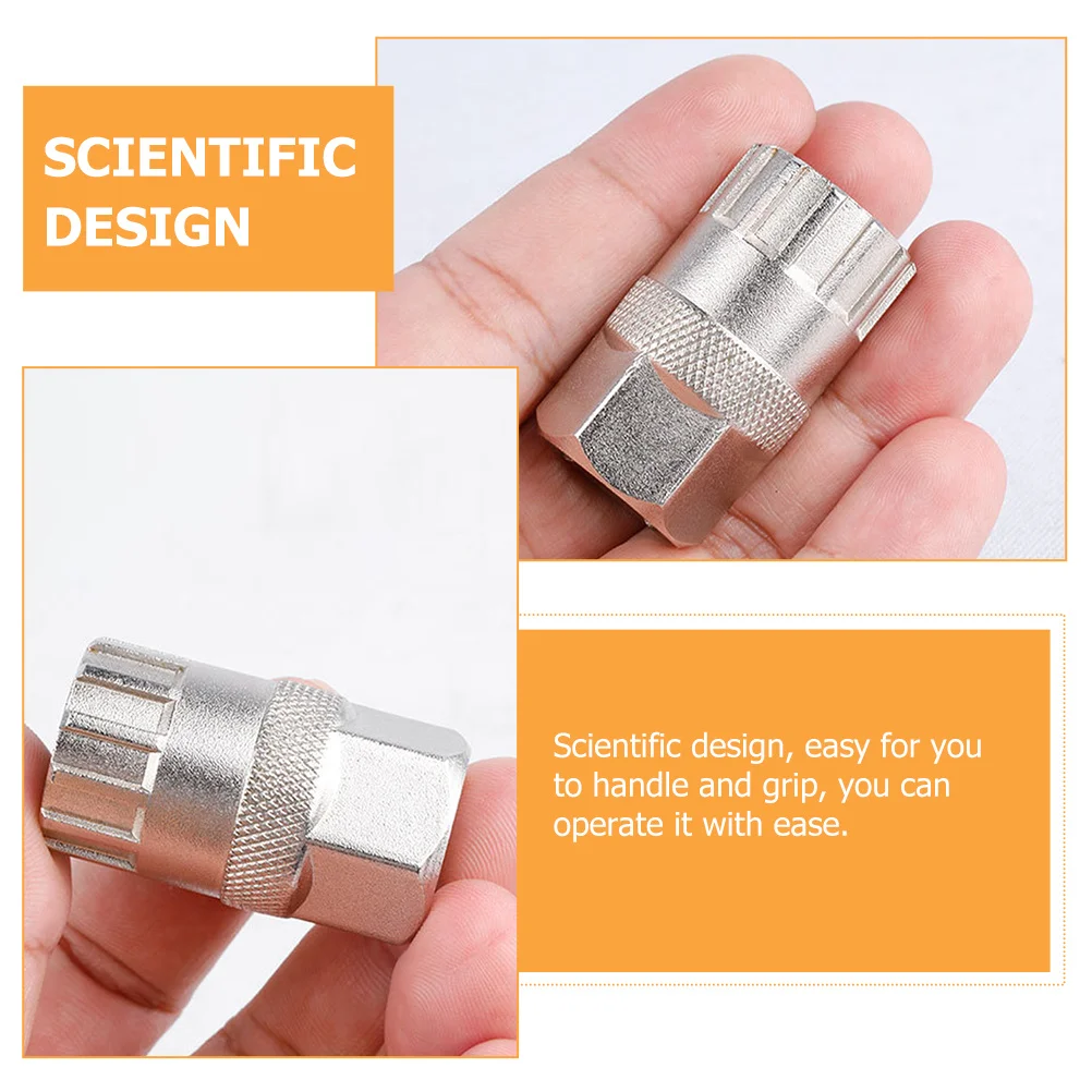 

Cassette Lockring Freewheel Remover Heavy Duty Flywheel Installation Sleeve for Home Mechanics Bicycle Repair Tools