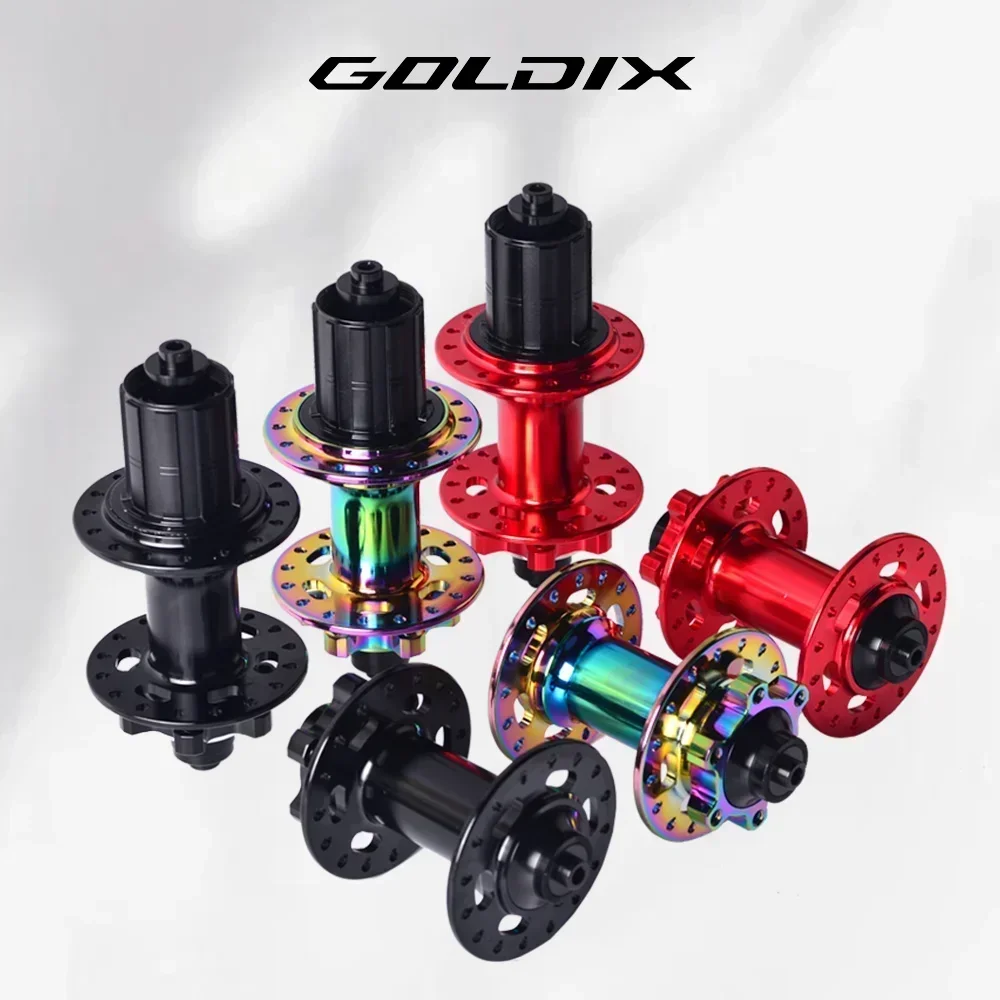 GOLDIX V2 PRO7 32/36Holes J-Bend Spokes 6Pcs Sealed Bearing Mtb Bicycle Hubs for 8/9/10/11/12 Speed Mountain Bike Freehub