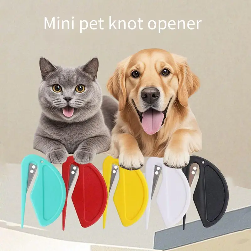 

Lightweight Solid Color Open-Knot Comb Small Pet Hair Removal Tool for Cat Grooming Open-Knot Cat Supplies
