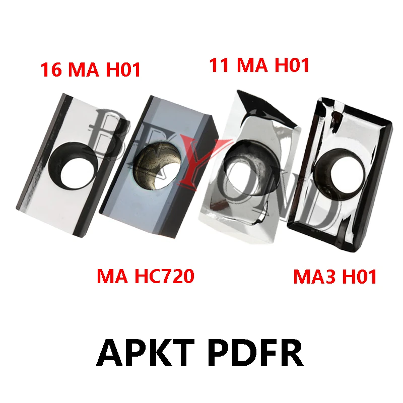 

100% Original APKT1604PDFR-MA H01 HC720 APKT1604PDFR-MA3 APKT1135PDFR-MA Milling Inserts APKT 1604 APKT1135 APKT1604 Lathe Tools