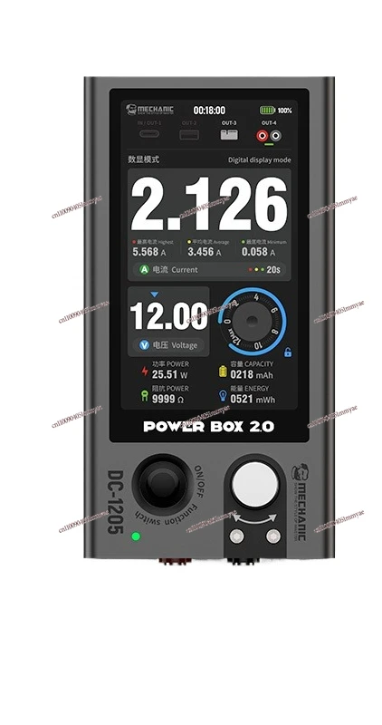 

Portable Adjustable Power Supply Knob To Adjust Voltage Screen Majority Display Mode