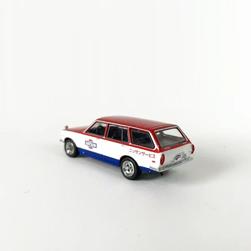 Tarmac Works 1:64 Model Car Datsun 510 Wagon Service Collezione di veicoli pressofusi in lega - Rosso