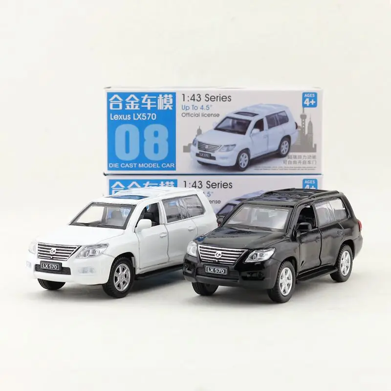 

1:46 Scale Lexus LX570 Alloy pull-back vehicle model Diecast Metal Model Car Random color