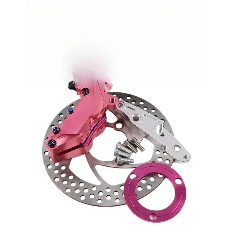 

F101 Big Abalone to Four Calipers Brake Lower Pump Car Power House Husi Swift Eagle Battle Speed Electric Motorcycle Hussars