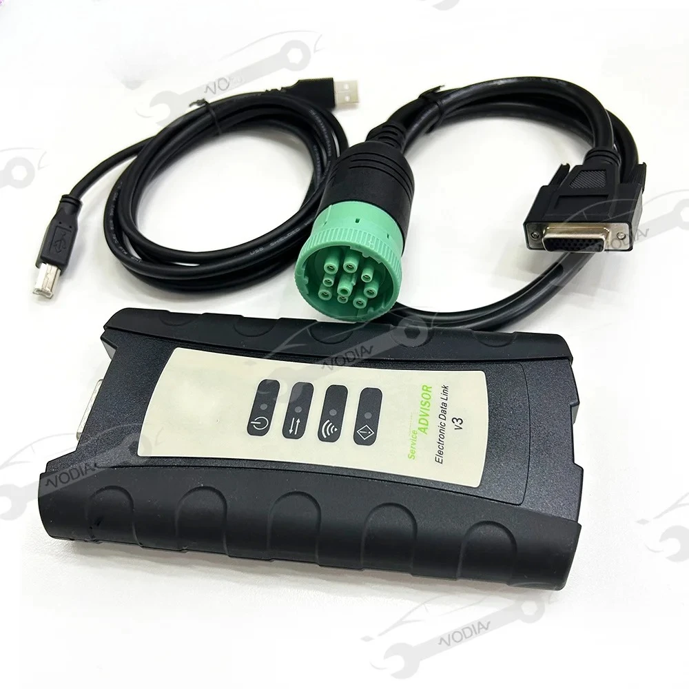 Scanner Interface Agricultural Tractor Heavy Diagnostic Kit Tool Service Electronic Data Link for John-Deere EDL V3