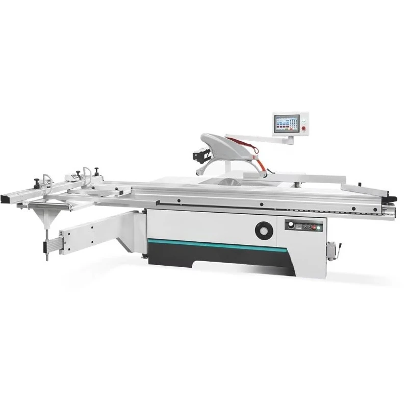 MINGAN 6132-C45 Industrial 5.5kw CNC Sliding Table Saw 45 Degree Wood Cutting Machine for MDF Plywood