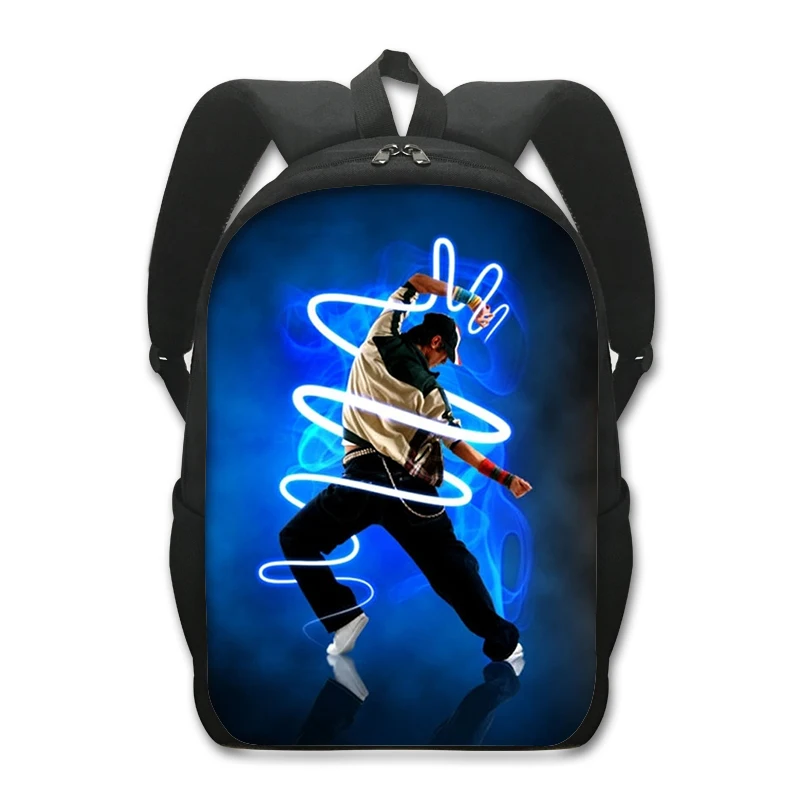 Mochila Hip Hop Dancing para homens e mulheres, Mochila Jazz Dance, Mochila Escolar Infantil para Adolescente, Mochila Laptop, Mochila Hiphop, Bookbag