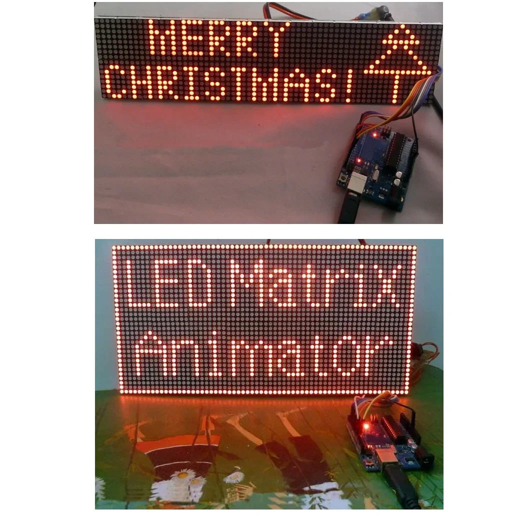 64x16 Dot Matrix LED Display Shield for Arduino UNO MEGA NANO MICRO with Example Code Christmas Valentine Gift