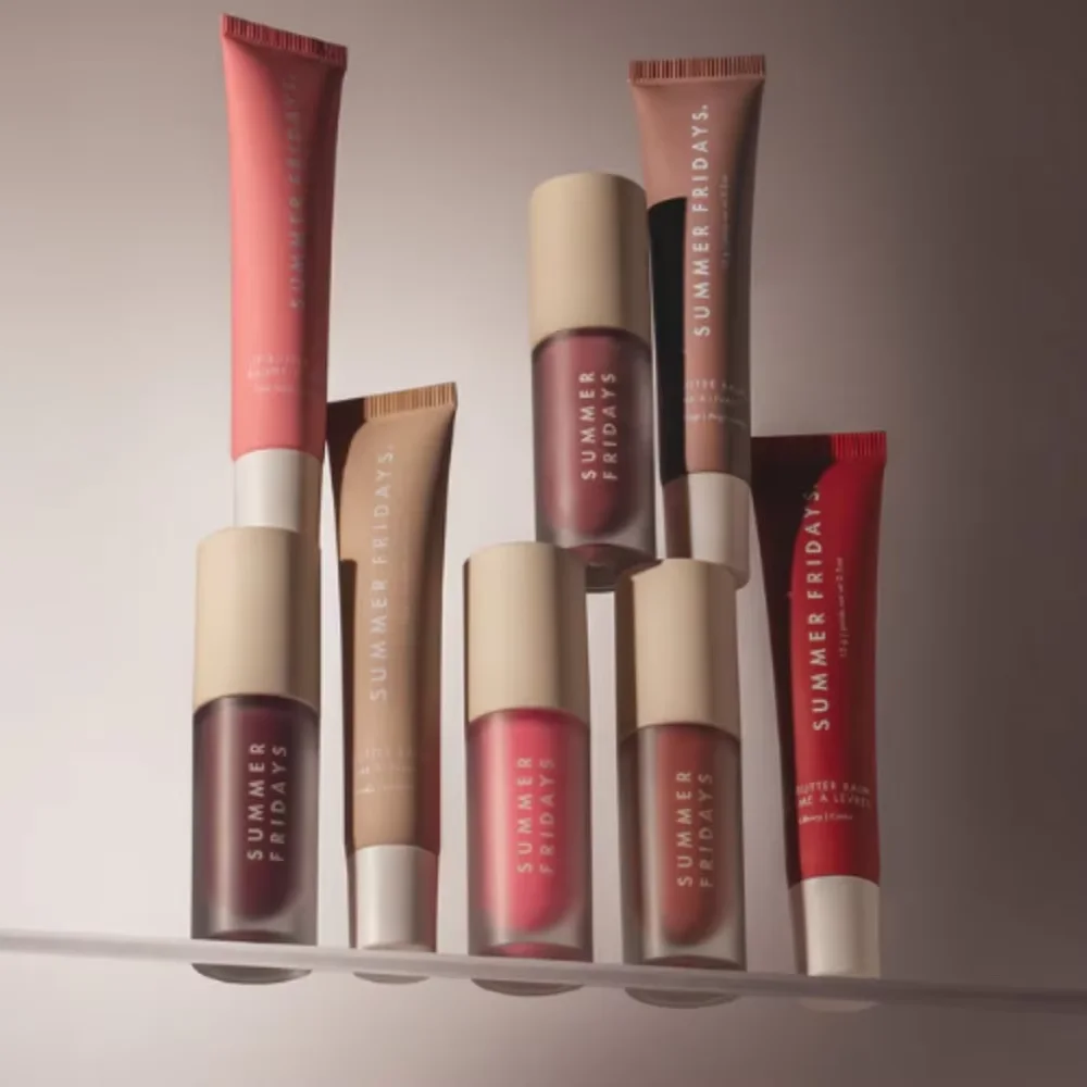 Fridays estivi Tubo morbido Specchio Lucidalabbra Olio per labbra Idratante Lucidalabbra trasparente Cura delle labbra originale Colorato Trucco quotidiano per le donne