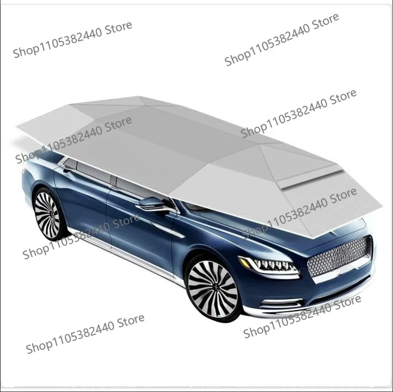 Automatic hood mobile carport anti-hail sun protection car large parasol car outdoor self-driving equipment installation