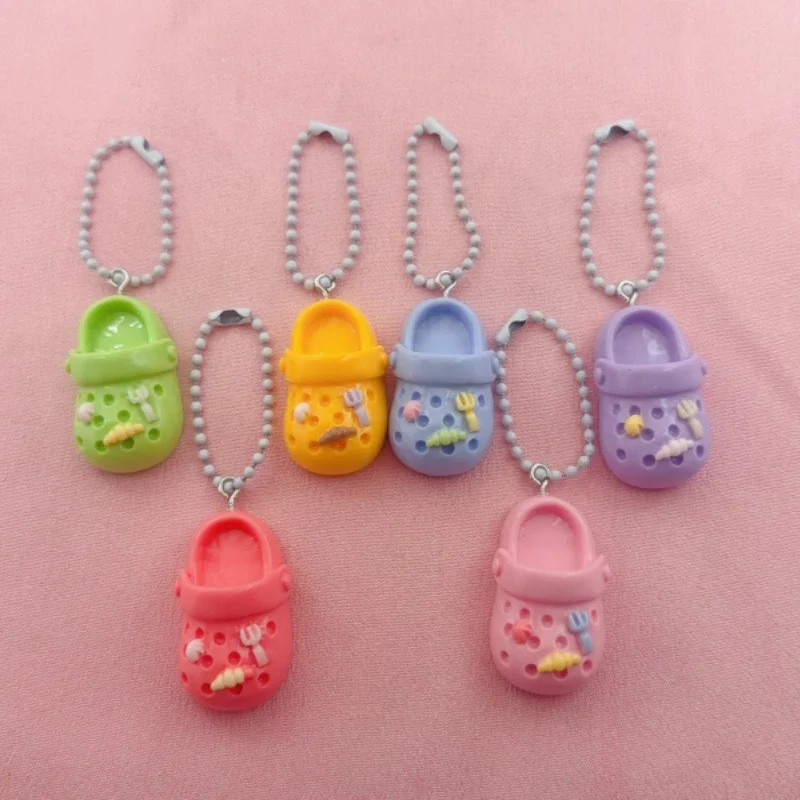 6 قطع من سلسلة مفاتيح الأحذية المحاكاة من الراتنج، مناسبة لتزيين الحقيبة، الخيار الأفضل للهدايا