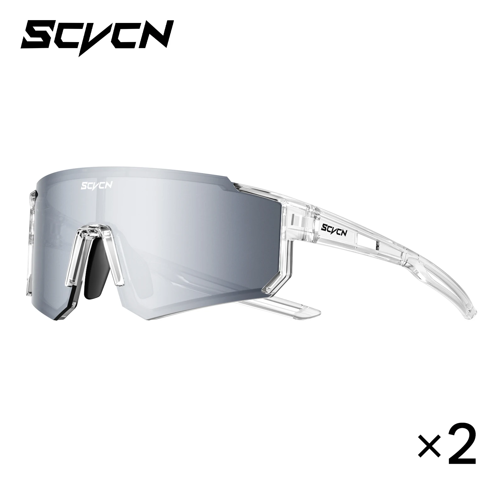 8er-Pack SCVCN Outdoor-Radsportbrillen MTB Rennrad-Brillen Sport-Bergsteigerbrillen für Männer und Frauen Fahrrad-Sonnenbrillen UV400-Schutz
