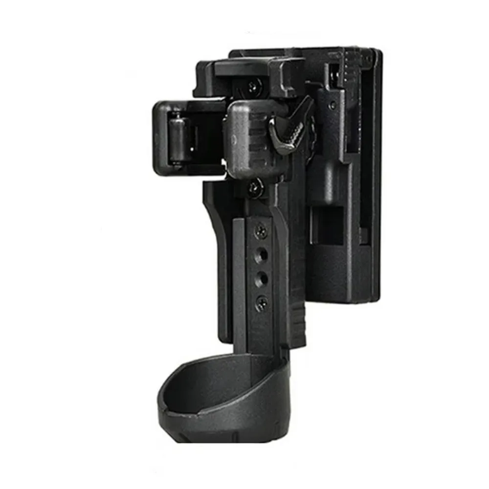 

360° Rotating Rotating Flashlight Holder Lightweight Quick Unplug Flashlight Belt Holster Sturdy Multifunctional