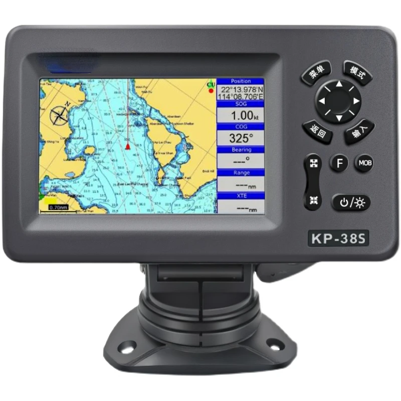 A5 inch marine chart GPS satellite navigator KP-38S navigation micro-guide portable small satellite guide 5V power supply.