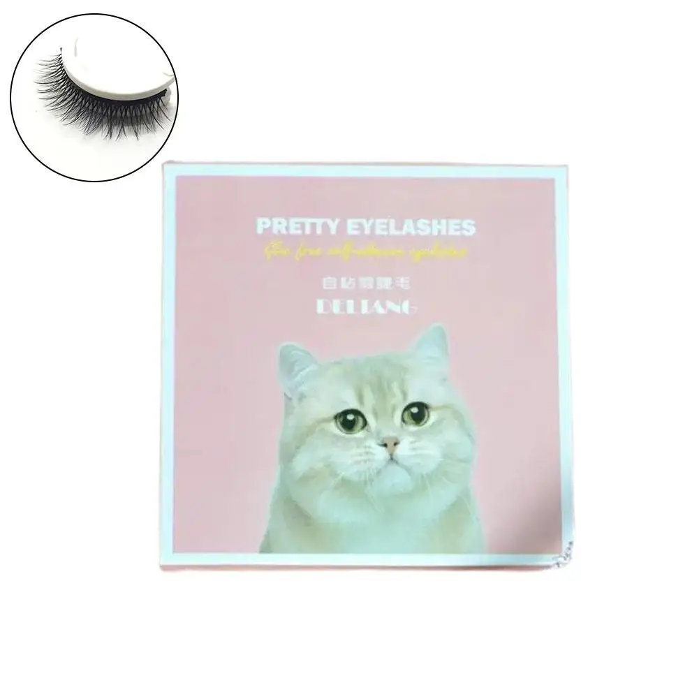 3 Pairs Long Section Real Mink False Eyelashes Thick Beauty Fake Supplies Tools Lashes Lashes Extension Eyelash F0M0