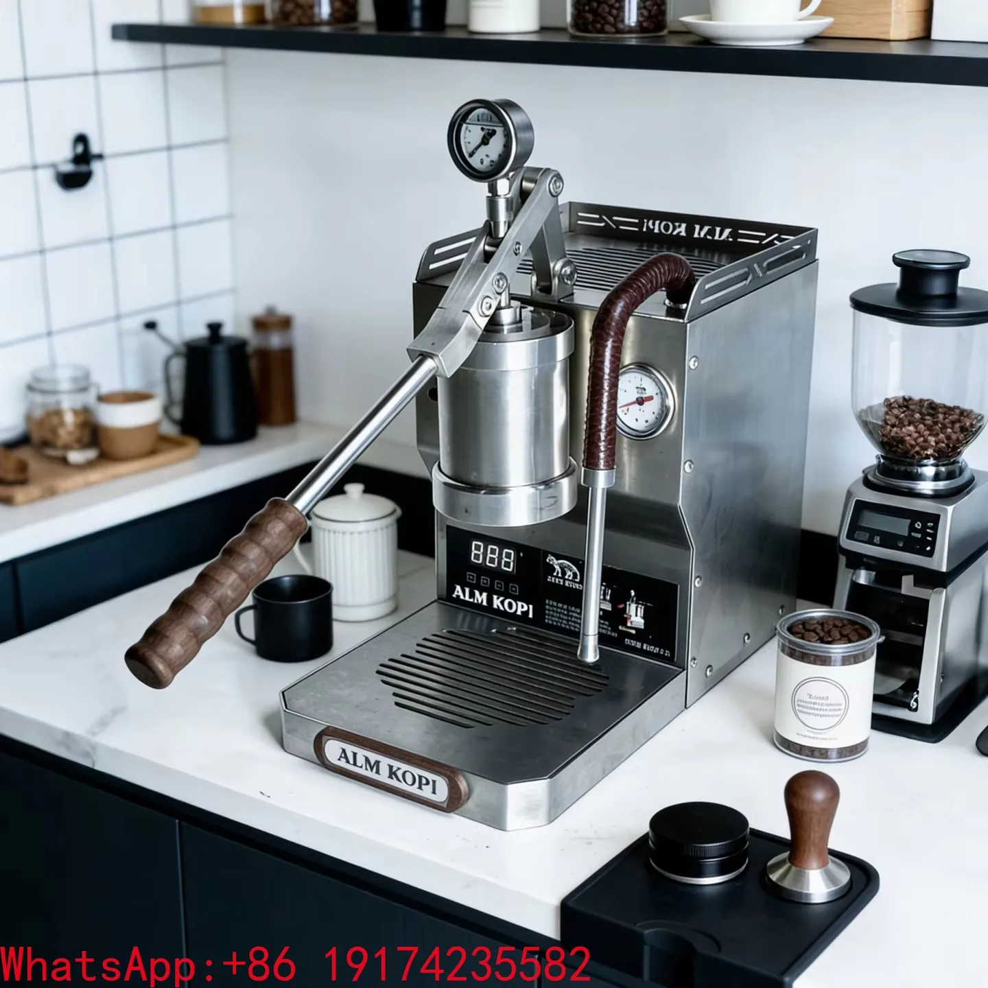 Double Boiler Pre-brewed Milk Foaming Agent Hand Pressure Lever Espresso Machine Italian Pull Rod Coffee Machine