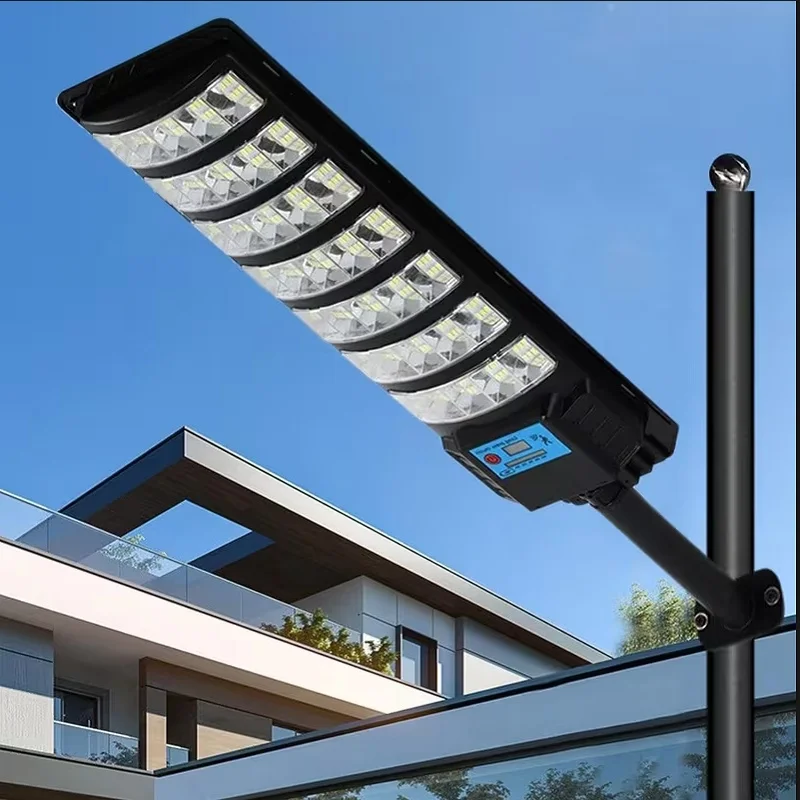 Luces Solares para Exteriores, Impermeables, con Sensor de Movimiento, LED 6500K, Luz de Seguridad, Farolas para Jardín y Estacionamiento
