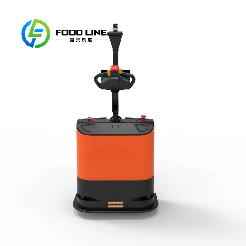 Autonomous Counterbalance Forklift Agv Robot, 1500kg Load, Slam Navigation, Auto Charging For Warehouse Pallet Material Handling