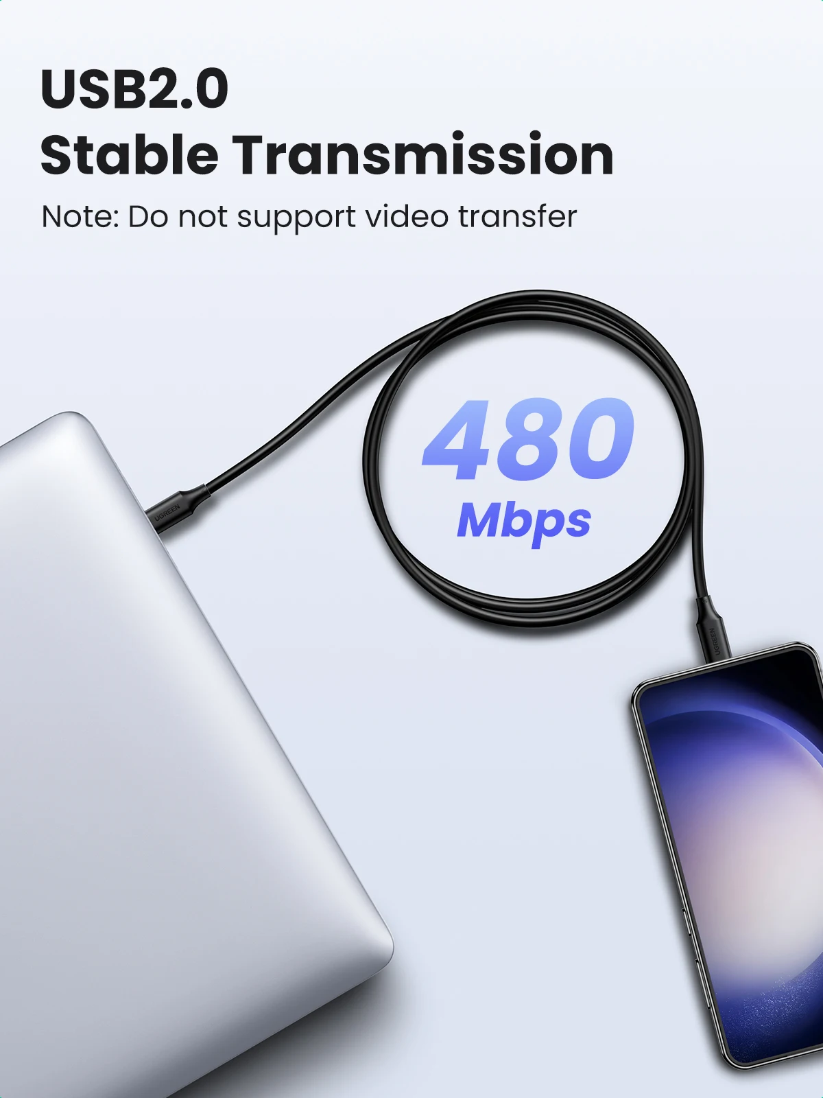 UGREEN USB C to USB Type-C Cable 100W 60W For iPhone 15 Macbook Samsung S23 Fast Charge Cable E-marker USB Type C 100W PD Cable