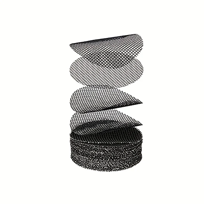 50Pcs Circular Flower Pot Mesh Pads, Drainage Hole Soil Leak Proof Bottom Mesh Mats