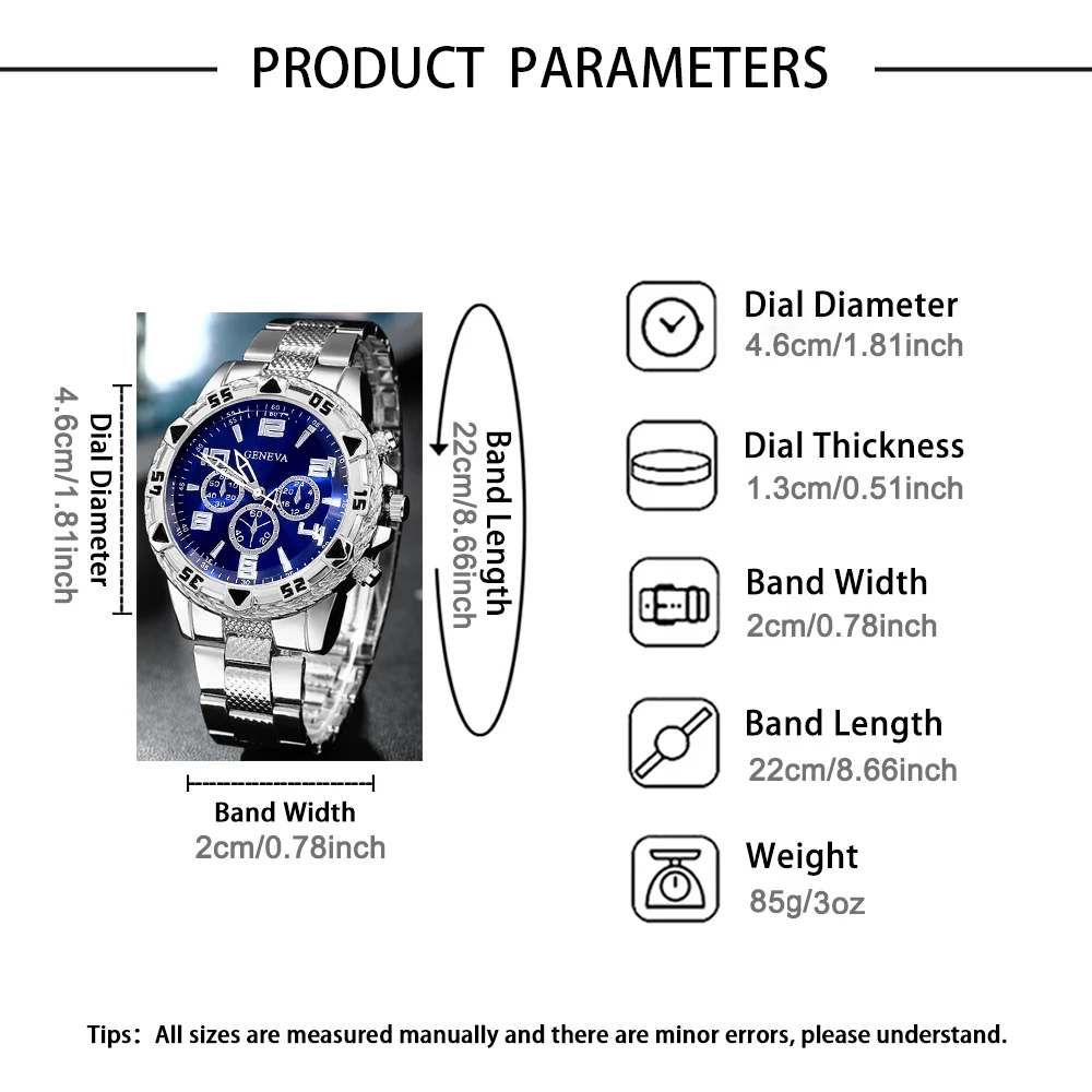 ساعة التجارة الخارجية للرجال بمينا كبير كوارتز رياضية مربعة الشكل لمجموعة ساعات متوهجة للرجال