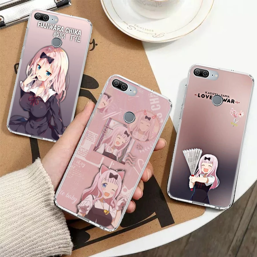 Kaguya sama Love is War Fujiwara Funda Phone Case For Huawei P Smart Z 2021 Y5 Y6 Y7 Y9 Honor 9X 50 20 Pro 10i 9 Lite 8A 8S 8X 7