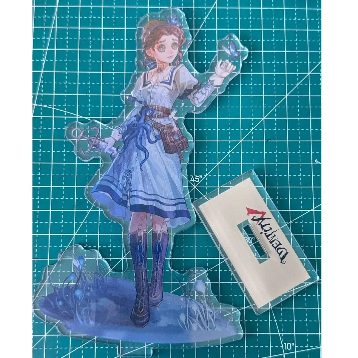 Gioco Identità V Acrilico Stand Doll Anime Emily Dyer Naib Mercenario Frederick Kreiburg Figura Modello Piastra Giocattolo Cosplay per il Regalo