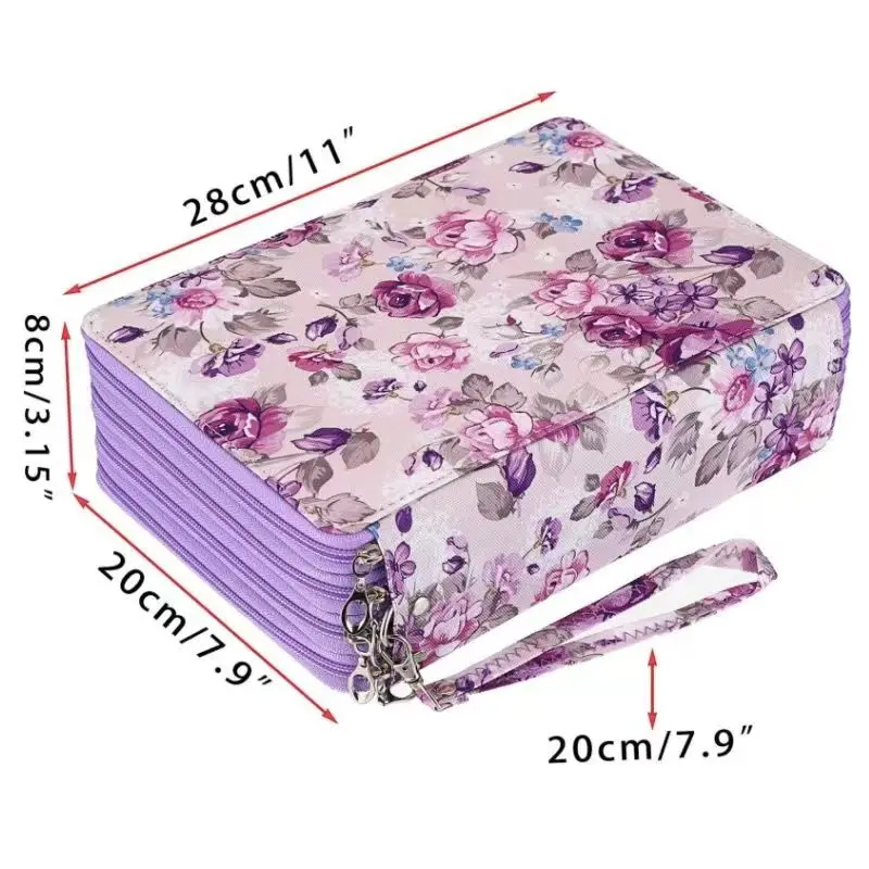 School Pencil Case 200 Slots Pencilcase Supplies Large Capacity Stationery Bag Organizer Kawaii Pen Box Artistic Material Kit