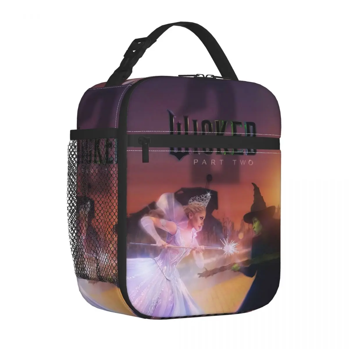 Wicked For Good 2 Movie Insulated Lunch Bags Portable Film Reusable Thermal Bag Tote Lunch Box Office Picnic Food Handbags
