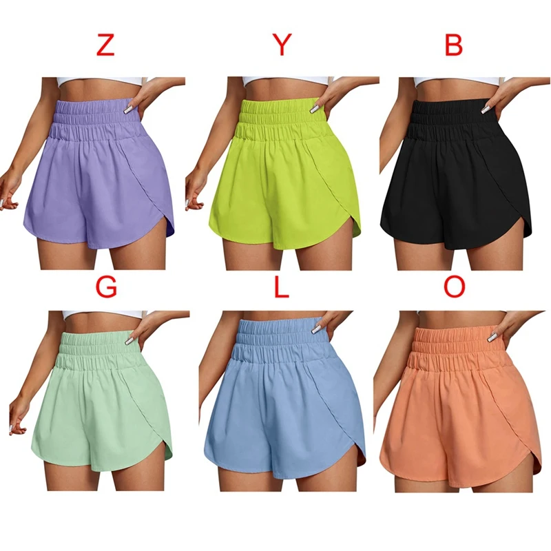 

Women Summer Yoga Shorts High Waist Sport Fitness Workout Shorts Quick Drying Loose Shorts Casual Gym Running Shorts Pants