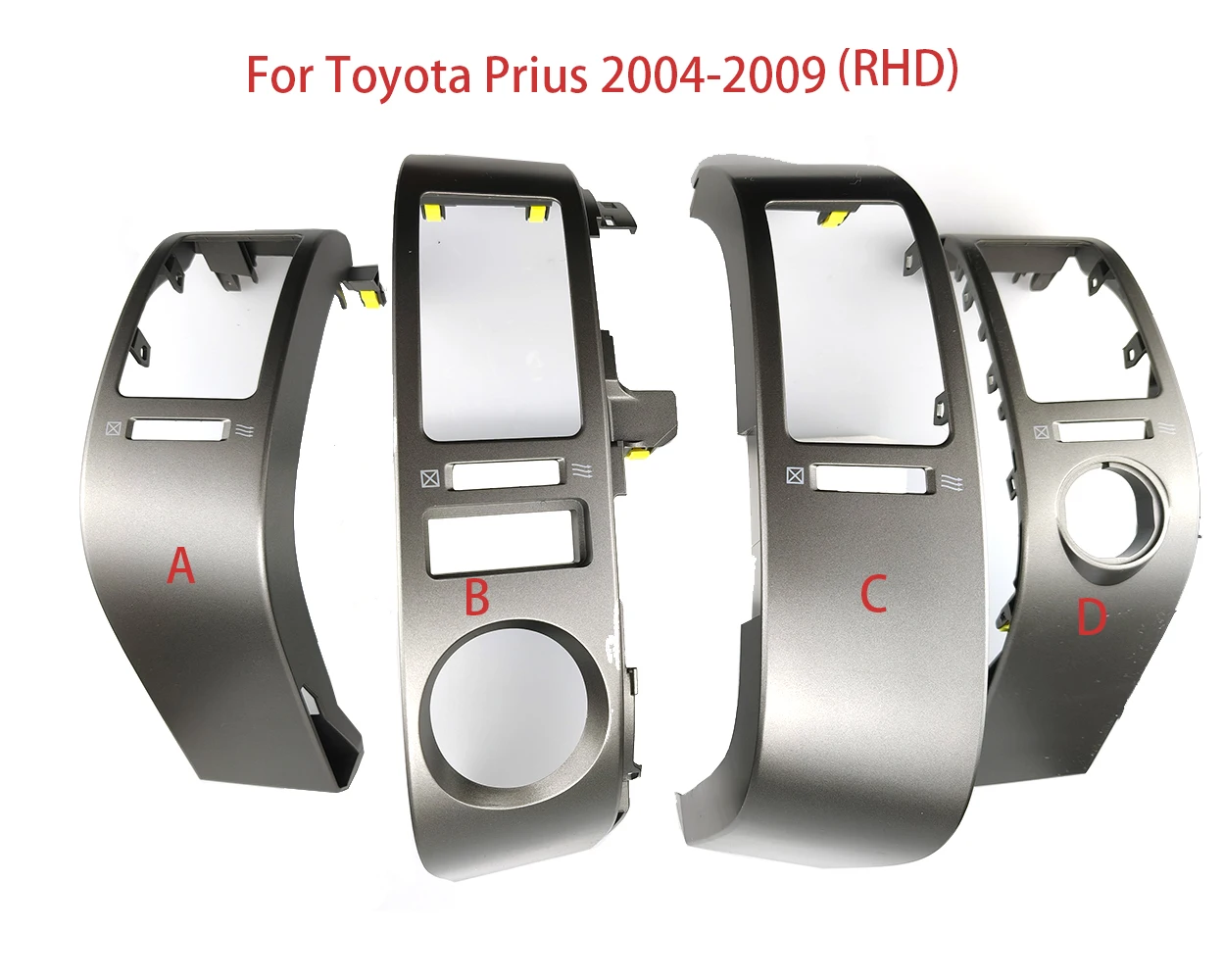 

RHD For Toyota Prius 2004-2009 Dashboard Air Vents Trim Frame For Prius 2004-2009 Air Conditioner Outlet Panel Cover air Fresh