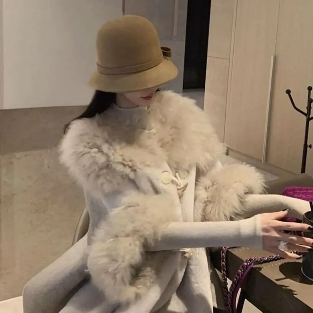 

Fashion Hepburnesque Felt Formal Hat Panama Cap Wealthy Heiress Style Bowknot Bucket Hat British Style Ladies