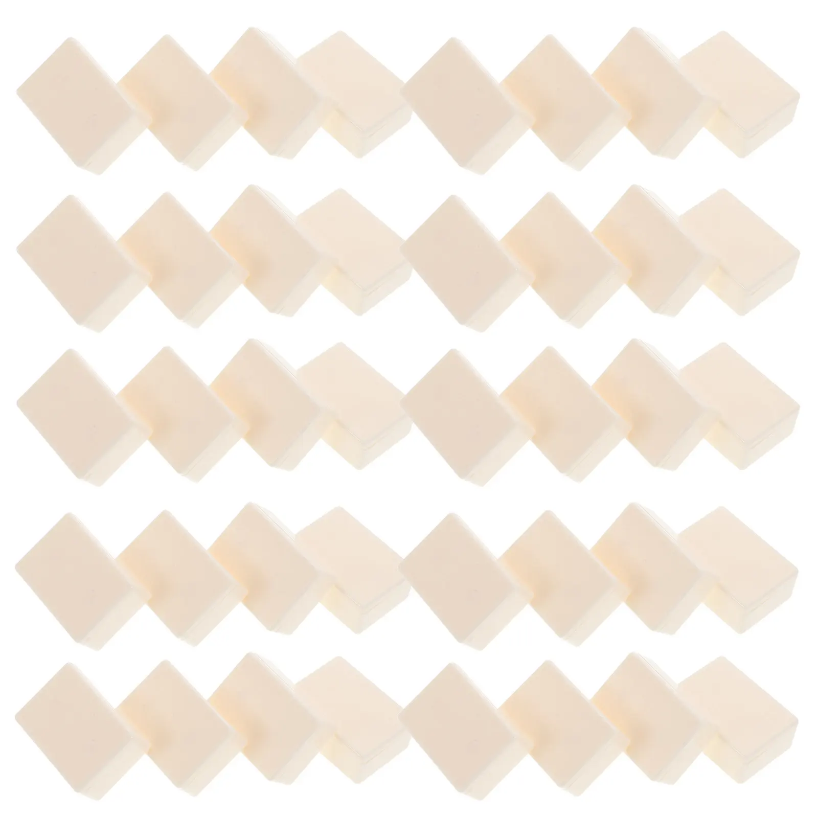 

Акриловые белые игровые элементы для самостоятельного изготовления плиток маджонга, пустые компоненты для настольных игр, для творческой кастомизации, декора, для класса