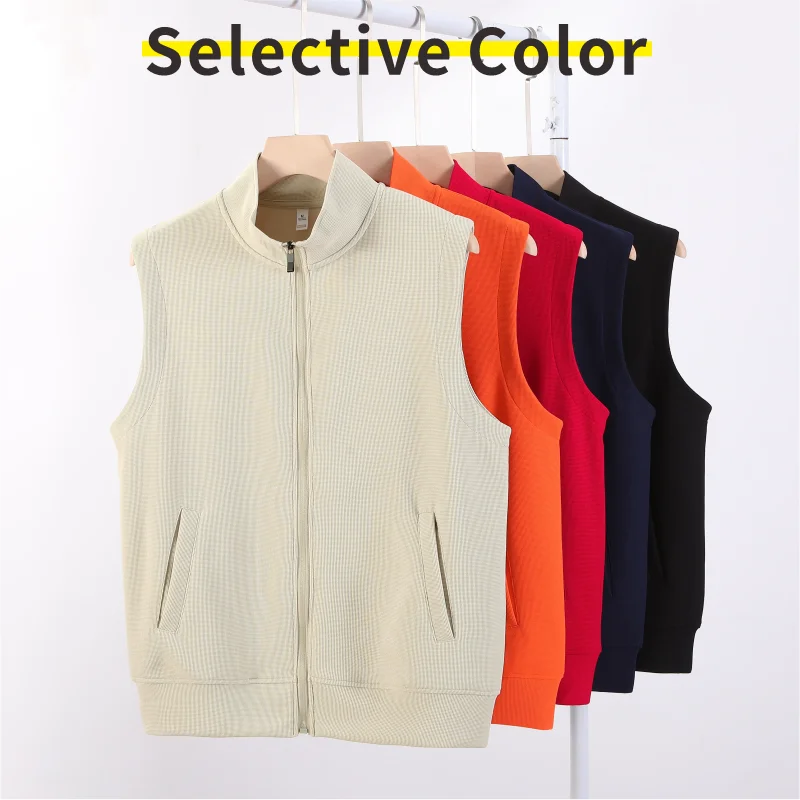 Four season coat vest custom logo milk tea shop Western restaurant Cake shop Catering shop Pattern text customization