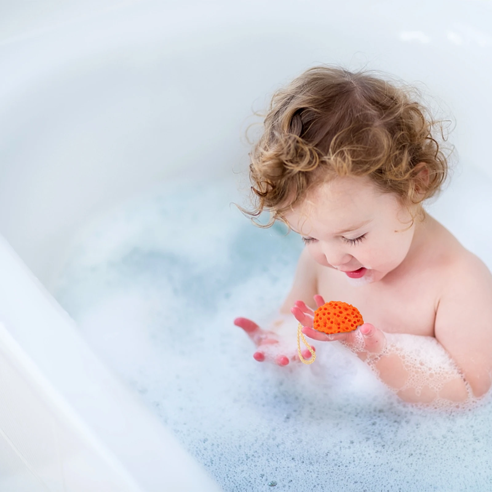 

4Pcs Water Drop Shower Sponges Honeycomb Design Body Scrubber Bath Exfoliating Sponge Skin Massager for Adults Kids