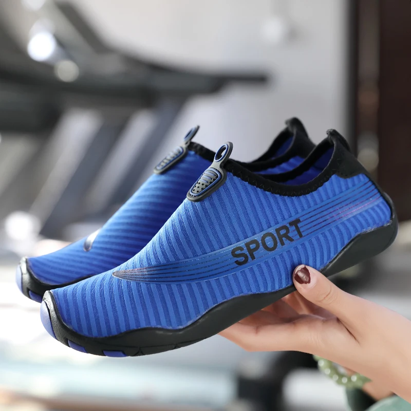 Unisex Breathable Lightweight Non-slip Indoor Fitness Yoga Shoes Couples Outdoor Beach Swimming Diving Shoes Aqua Shoes