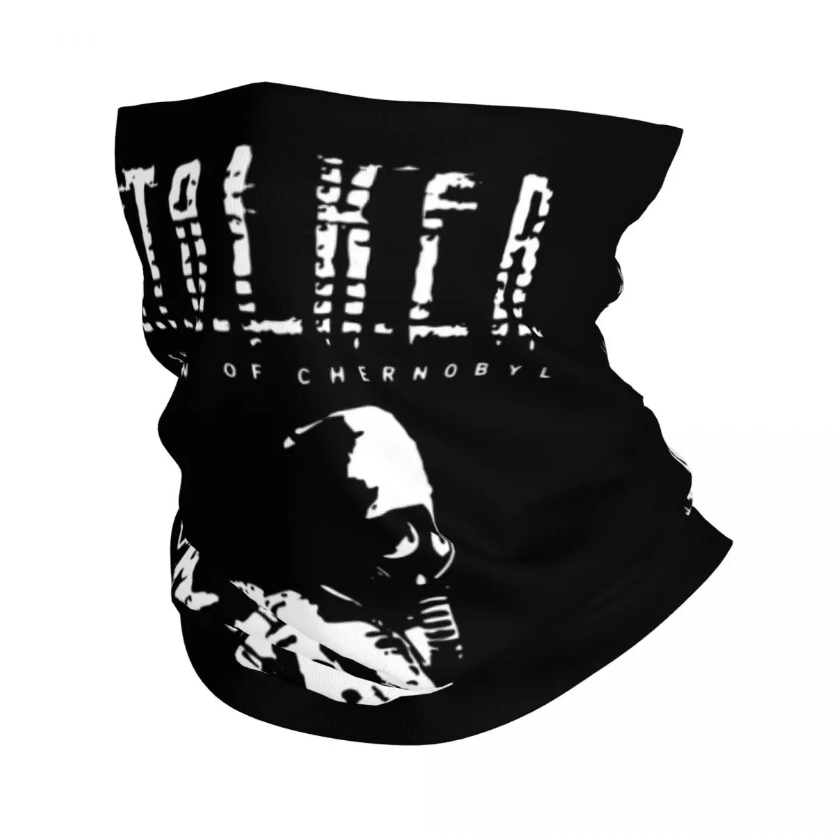 Stalker SOC White Bandana Neck Gaiter Print Shadow of Chernobyl Mask Scarf Multifunctional Headwear Riding Unisex Adult Washable