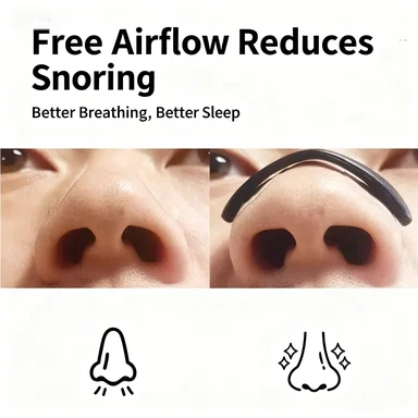 

Magnetic Nasal Strip & Nasal Dilator – magnetic nose-breathing expander sticker for instant airway relief, reusable nasal passag