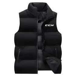 Men's waterproof sleeveless jacket, zipper thermal vest, high neck, casual vest, affordable price, autumn and winter