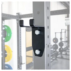 Squat Rack Storage Rack, Barbell Bar Hook, Exercise Fitness Equipment and Accessories