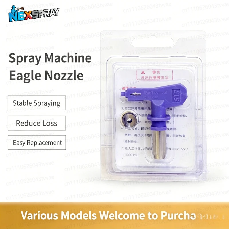 1PC Airless Sprayers, Nozzles, Spray Gun Tips, Emulsion Paint Spray Gun Accessories, 209 311 411 517 533 613 717 817