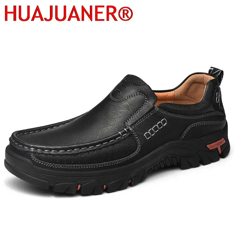 

Mens Shoes Italian Style Genuine Leather Shoes Lace Up Luxury Brand Men Loafers Outdoor Cow Leather Formal Loafers Moccasins Men