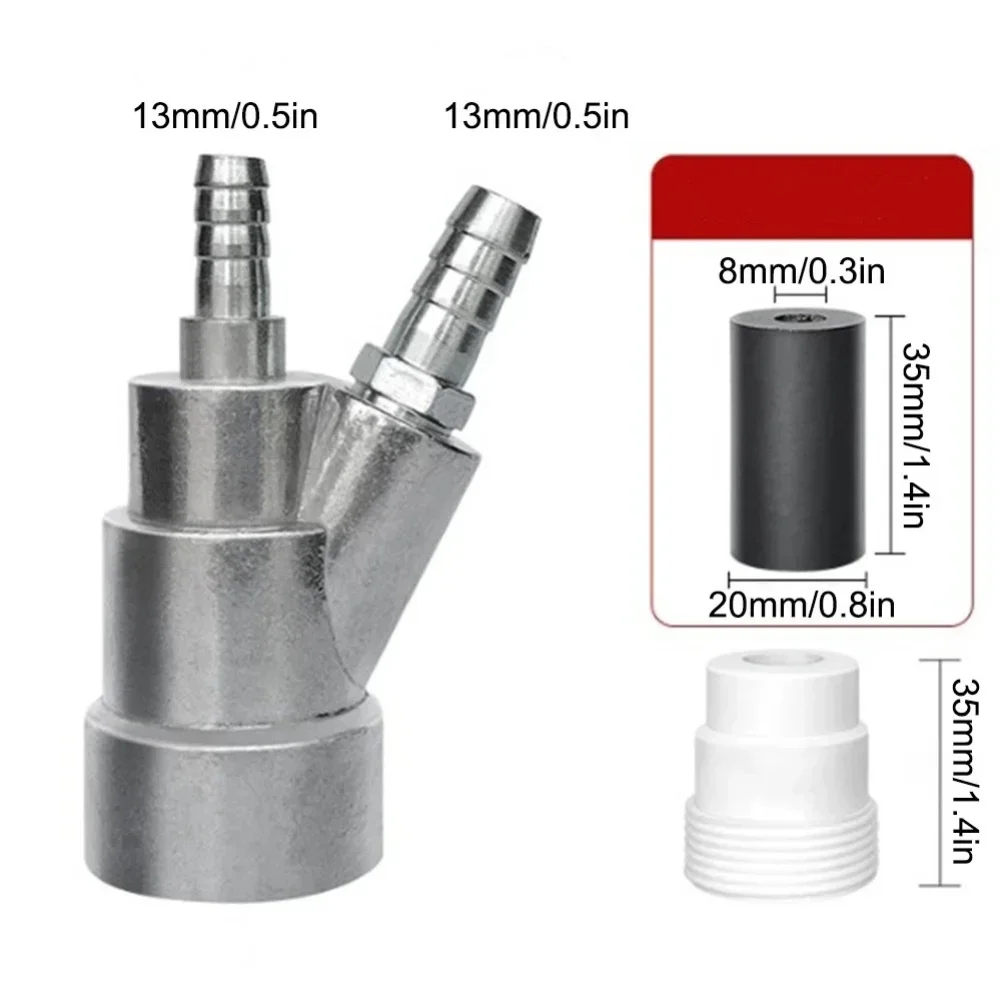 

35mm Stainless Steel Sand Blaster Sandblasting With 8mm Boron Carbide Nozzle For Sand Glass And Machinery Parts