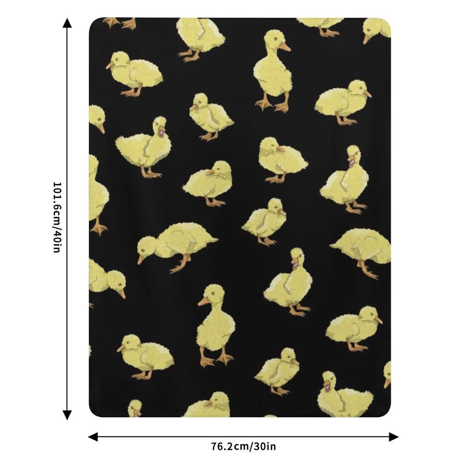 Cute Yellow duckling pattern Throw Blanket bed plaid Soft Plaid Loose Sofa Throw Soft Beds For Decorative Sofa Blankets 6