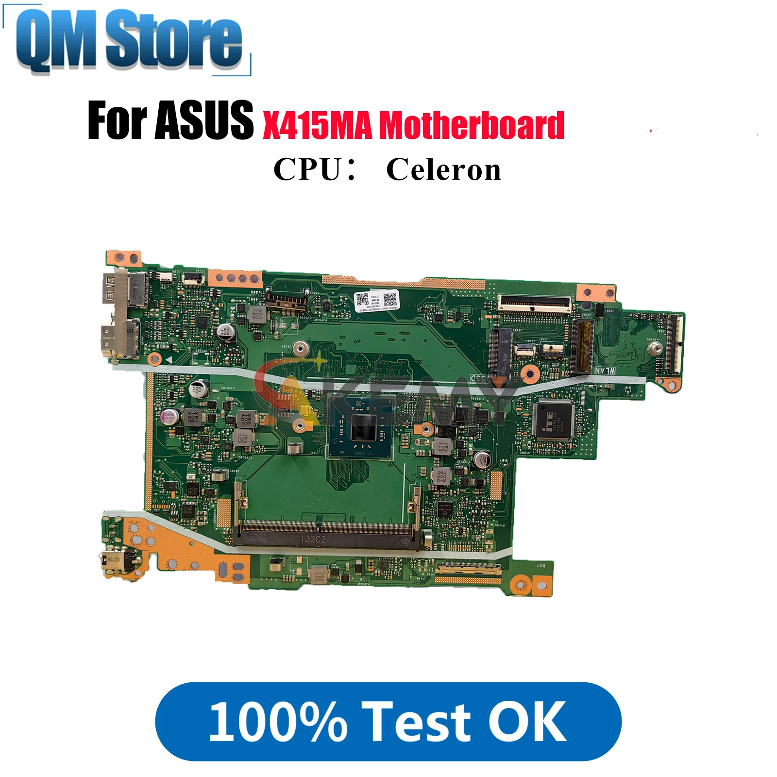 

X415MA Материнская плата для ноутбука ASUS VivoBook X415MA X415M Материнская плата для ноутбука с процессором Celeron 100% тестирование ОК быстрая доставка stk