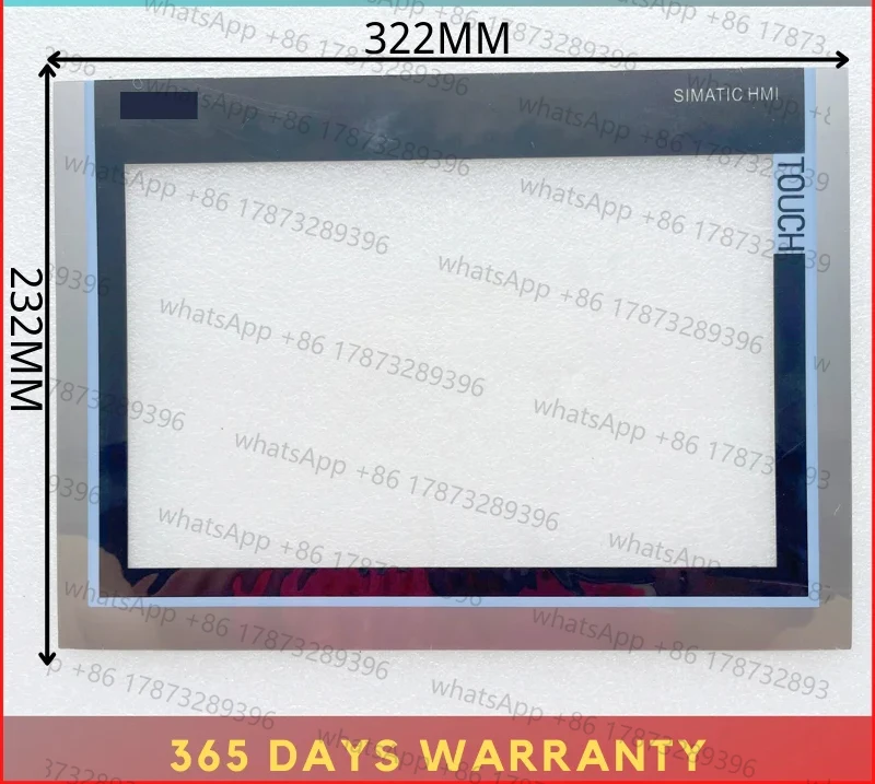 TP1200 Comfort INOX 6AV2144-8MC10-0AA0 Touchpad touchscreen con pellicola protettiva