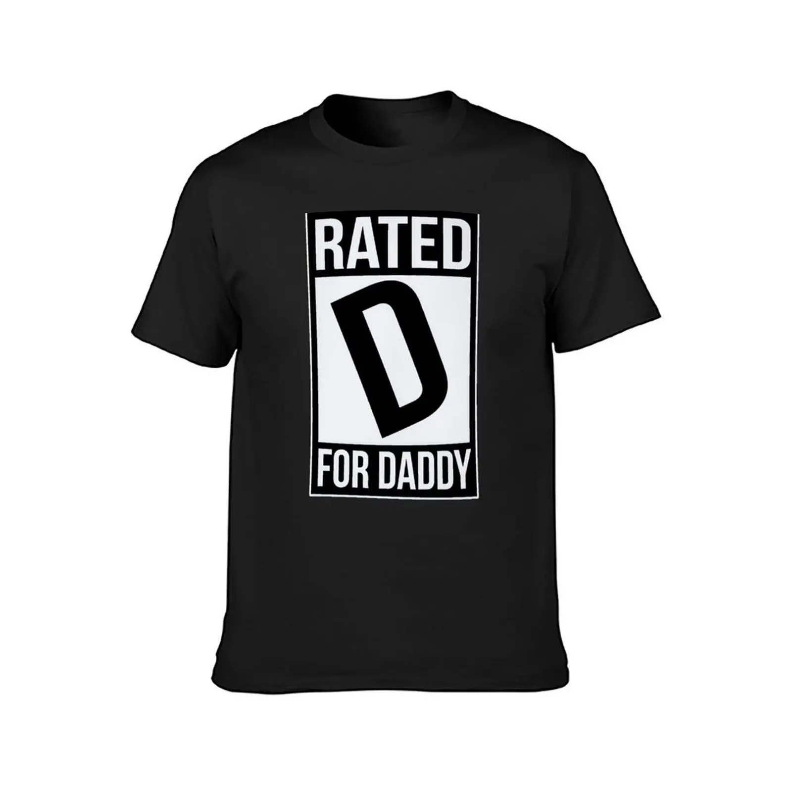 Rated D For DADDY T-Shirt summer top plus sizes men t shirts