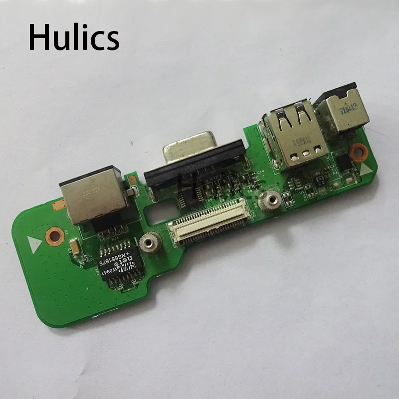 Hulics Used For Dell Inspiron 1545 1546 DC Power VGA RJ45 LAN Jack USB 2.0 Board 48.4AQ03.011 48.4AQ03.021